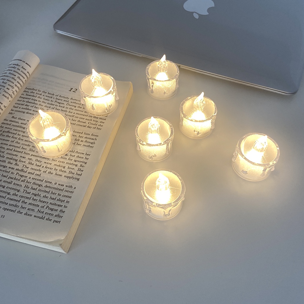Đèn Cầy Điện Tử Mini Để Bàn Thân Thiện Với Môi Trường