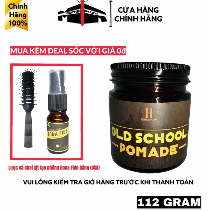 (MUA KÈM DEAL SỐC 0đ) Sáp vuốt tóc Old School Oil Based Pomade 112g