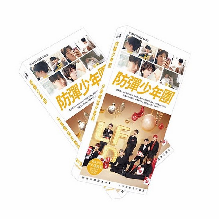 Postcard Bts persona 900 ảnh mẫu bong bóng hộp ảnh bộ ảnh có ảnh dán + lomo + postcard bưu thiếp