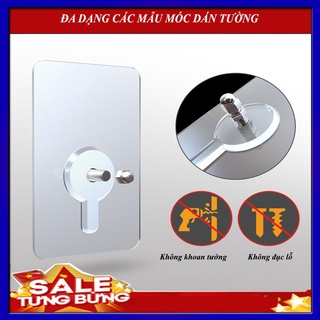 Móc dính tường, móc dán tường treo tường, đinh vít dán tường treo đồ