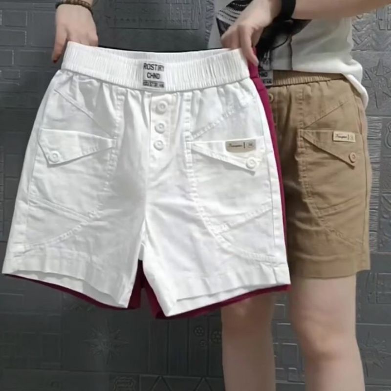 Quần Short Kaki Nữ Bigsize Nhiều Màu Phối Khuy Sang Chảnh, Quần Đùi Nữ Chất Kaki | BigBuy360 - bigbuy360.vn