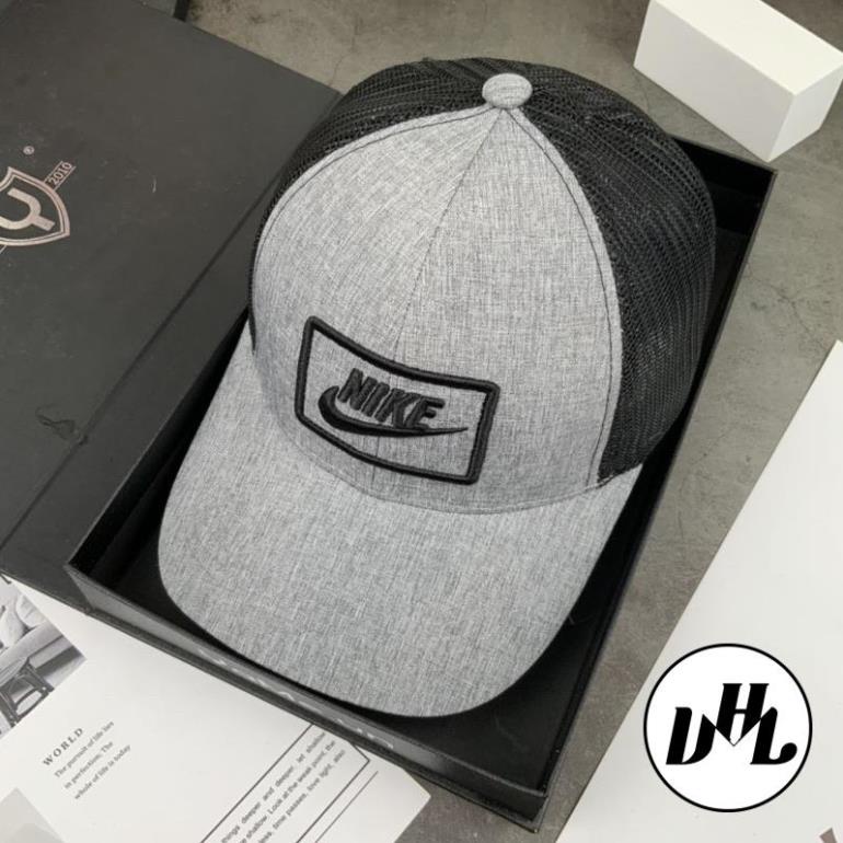 Nón Kết Phối Lưới Nke Lai Màu Khoá Nút Thời Trang Nam Nữ