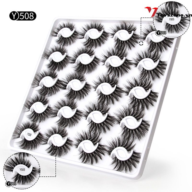 Set 20 cặp lông mi giả 3D làm dày và dài mi tự nhiên
 | BigBuy360 - bigbuy360.vn