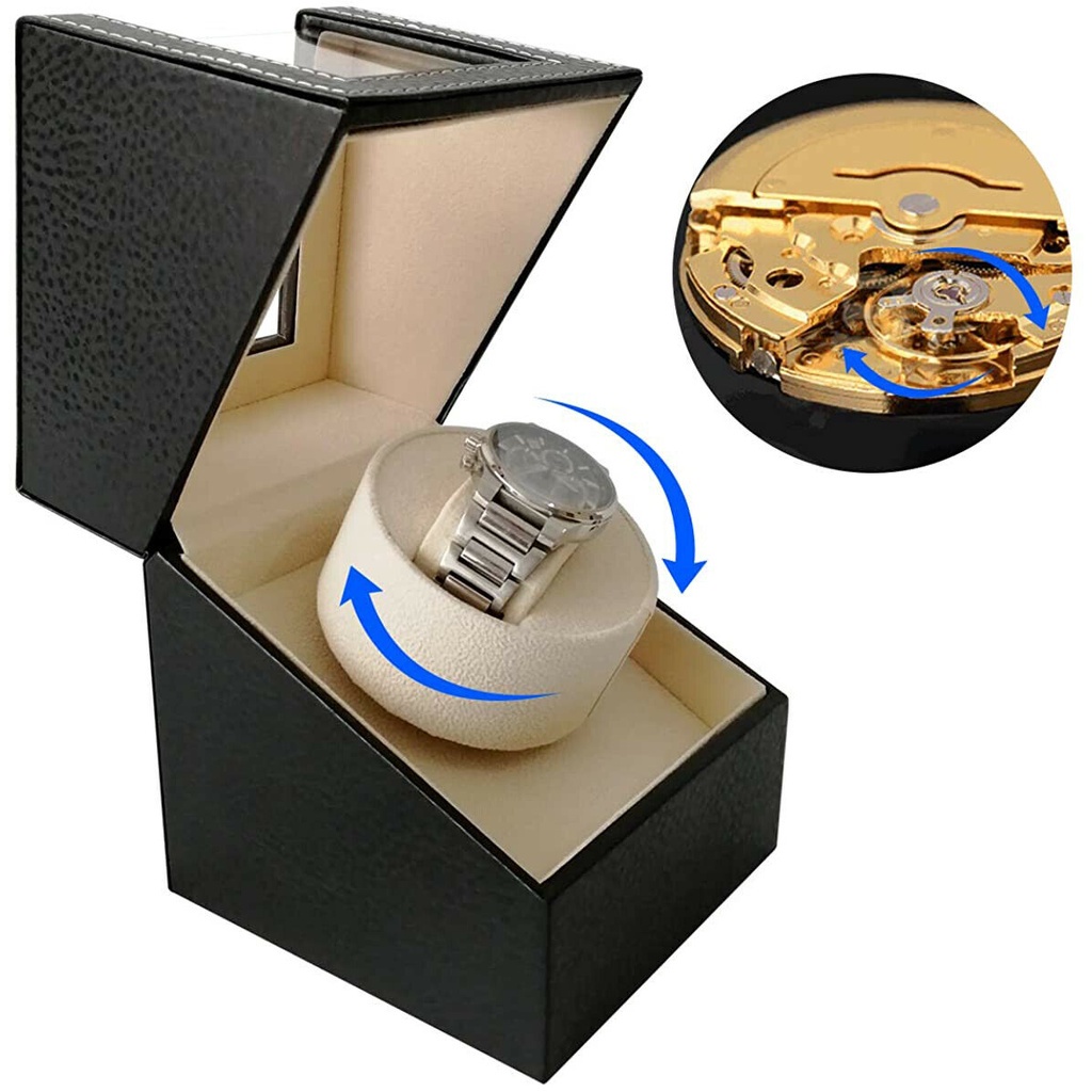 Hộp trưng bày đồng hồ tự động xoay thiết kế sang trọng