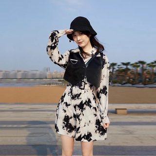 Set đầm hoạ tiết Peacebird
