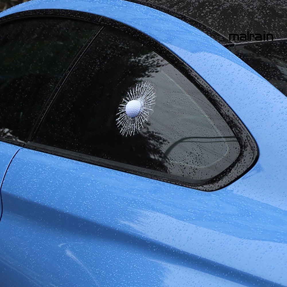 Miếng dán trang trí xe hơi hình quả bóng golf hiệu ứng 3D vui nhộn