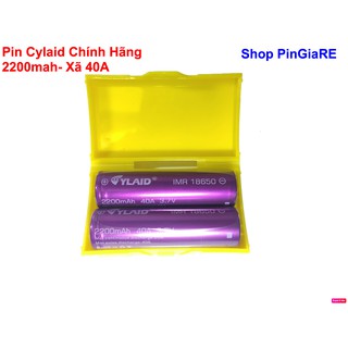 Pin 18650 Cylaid 2200mah xã 40A Chính Hãng - 1 cặp