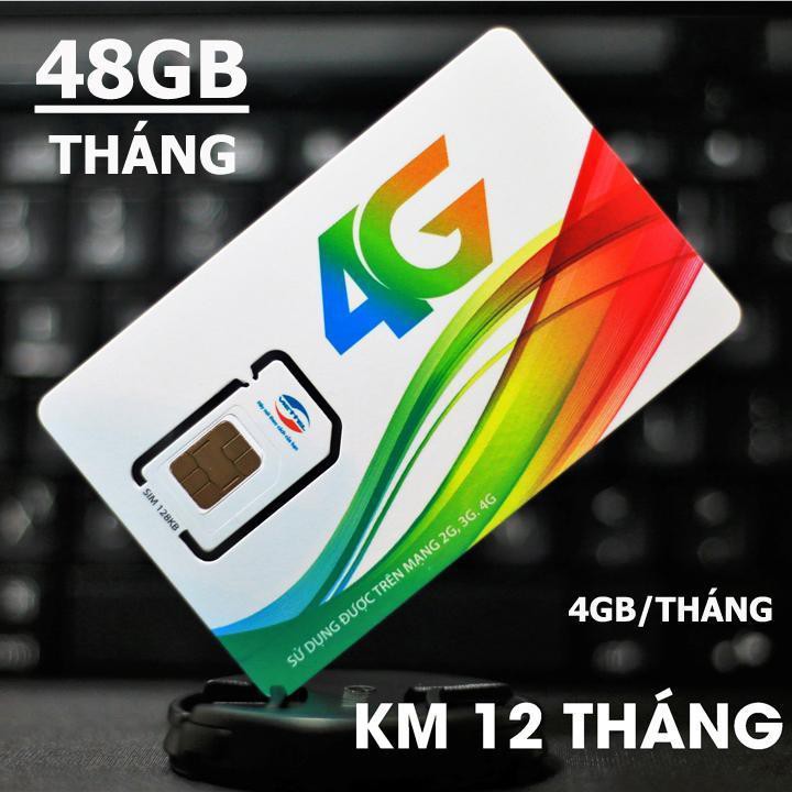 (MIỄN PHÍ NẠP THẺ) Sim 4G Viettel D500 trọn gói Miễn phí 1 năm 4 X 12 -dung lượng khủng truy cập internet thả ga