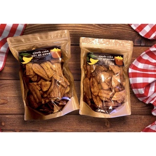 Chuối sấy lát mè gừng - chuối sấy giòn - đăc sản đà lạt (túi 500gr)