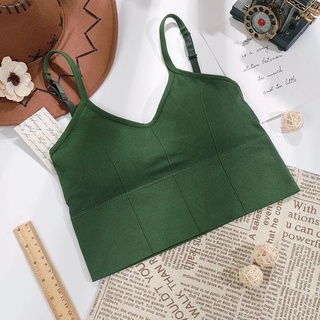 Áo bra cotton có mút ngực [ảnh thật]