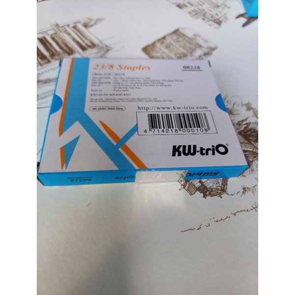 Kim bấm tài liệu Kw trio 23/8 23/10 23/13 23/15 23/17 23/20 23/23 Bấm từ 20 tờ lên đến 200 tờ