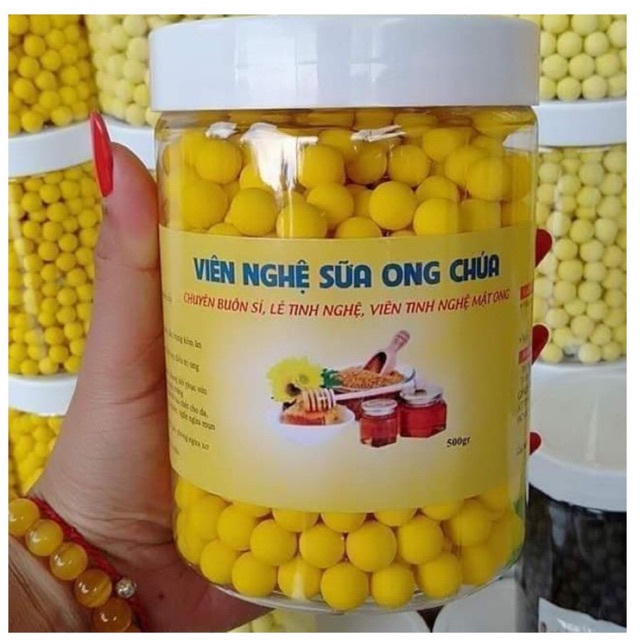 Viên Nghệ sữa mật ong chúa 500gram - T168 by handmade hoàn toàn thiên nhiên made in VIETNAM | BigBuy360 - bigbuy360.vn
