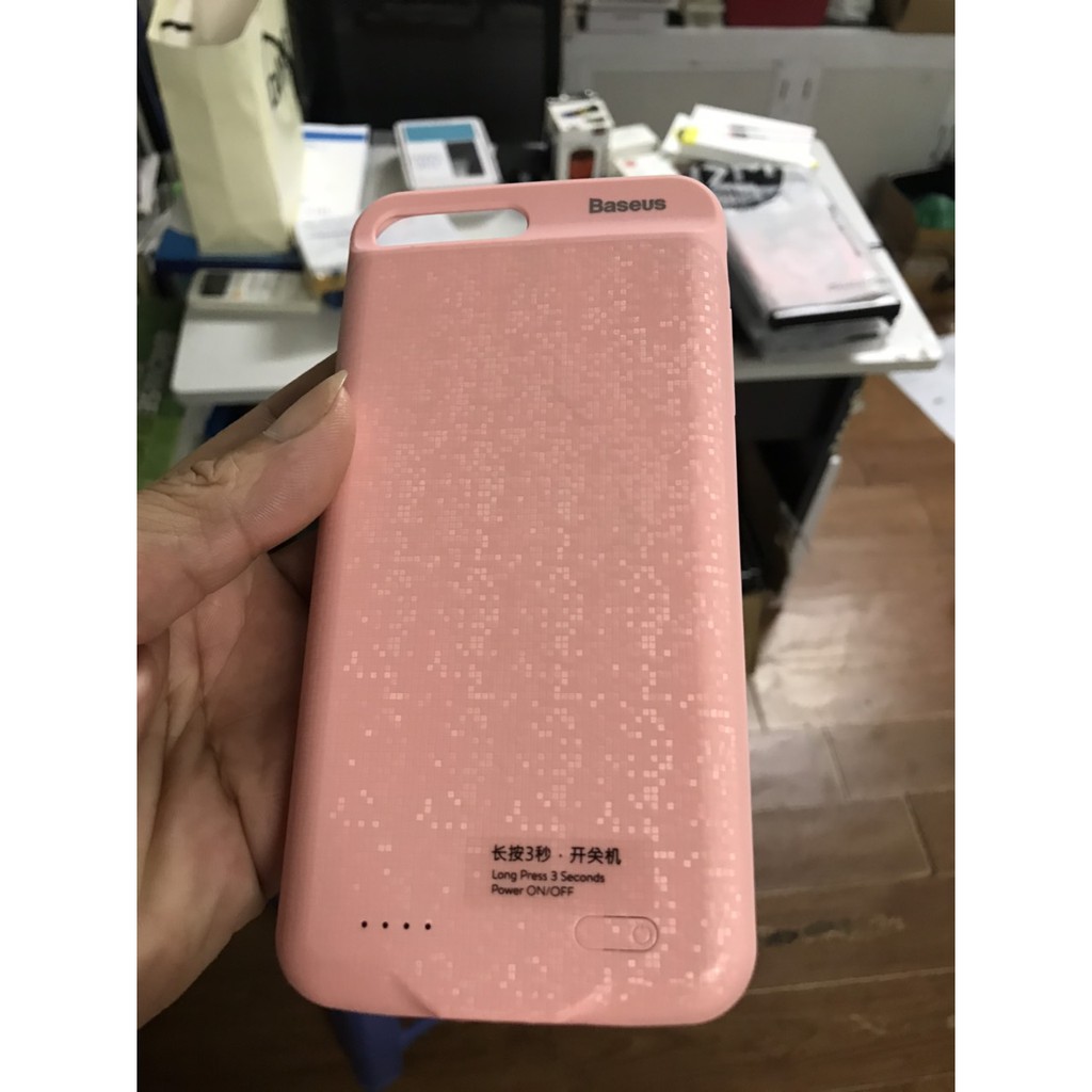 Ốp lưng kiêm sạc dự phòng baseus IPhone 7 plus/IPhone 7/IPhone 8/IPhone 8 Plus/IPhone 6 Plus