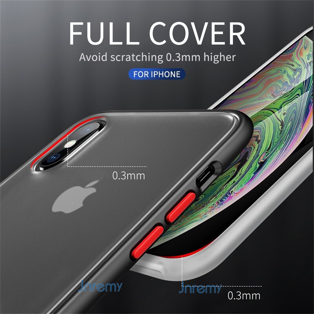 Ốp Điện Thoại Silicon TPU Trong Suốt Chống Sốc Cho iPhone 11 Pro XS Max X XR iPhone 7 8 Plus 6 6s Plus