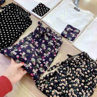 Bộ áo cotton quần alibaba