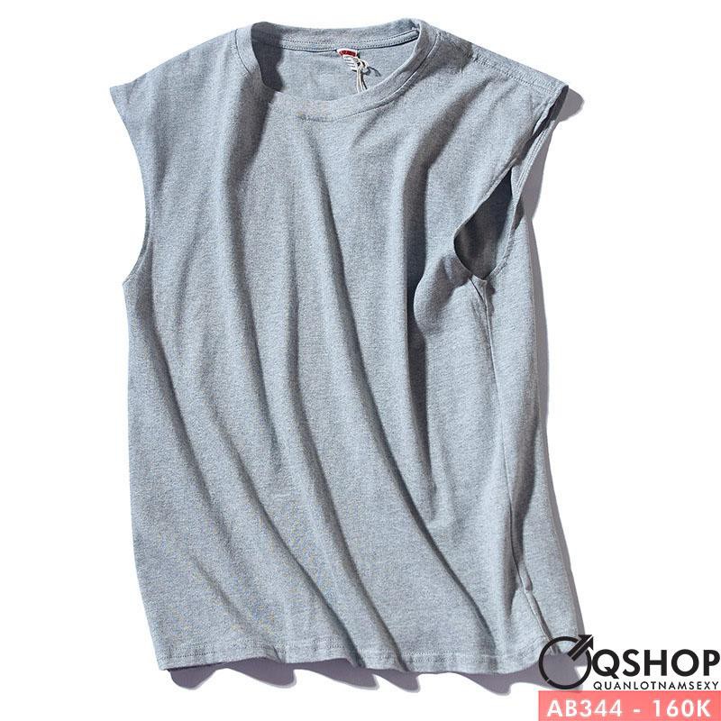 ÁO THUN 3 LỔ TRƠN TANKTOP NAM  AB344
