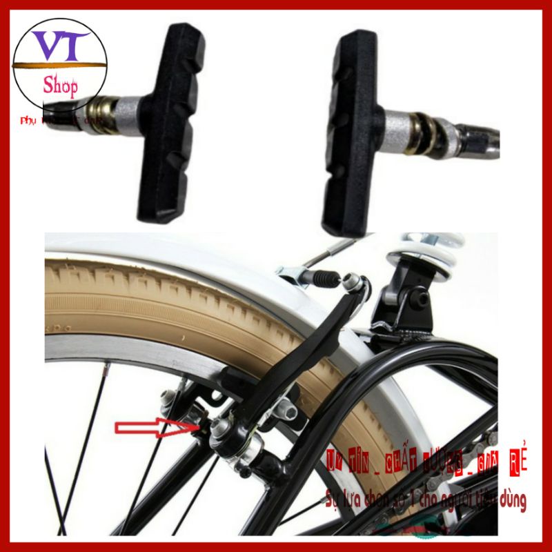 Gôm bố thắng xe đạp thể thao , bố thắng xe đạp Càng thắng V