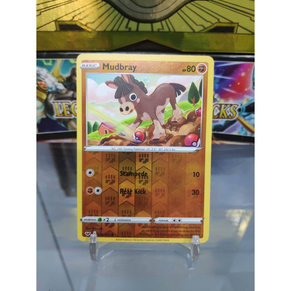 [ Dưa Hấu Yugioh ] Lá bài thẻ bài Pokemon Mudbray