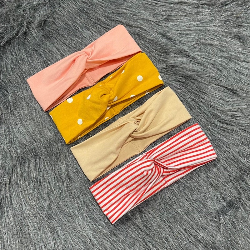 Turban Đan, Tuban Alibaba, Băng Đô Đan Chất Liệu Cotton Nhiều Màu Sắc Xinh Xắn Cho Bé Trai Và Bé Gái Sơ Sinh Đến 2 Tuổi