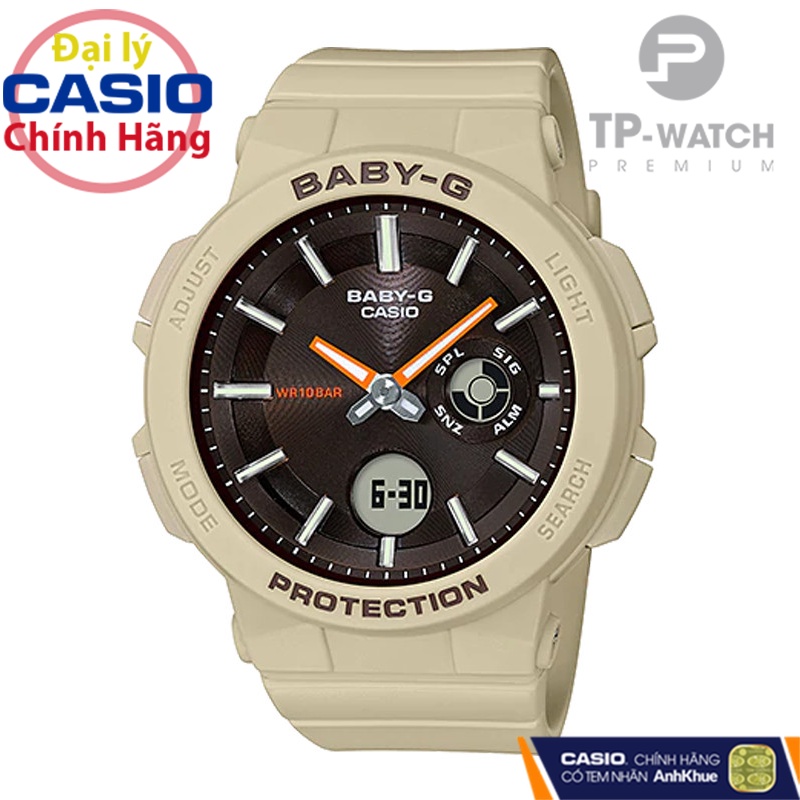 Đồng Hồ Nữ Dây Nhựa Casio Baby-G BGA-255-5ADR Chính Hãng BGA-255-5A