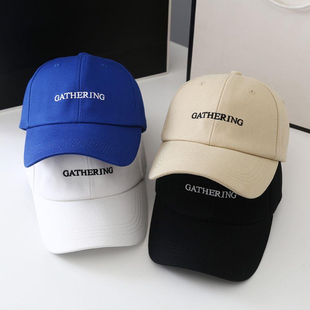 Mũ Lưỡi Trai Mềm Thêu Chữ Phong Cách Hip Hop Cho Nam Nữ