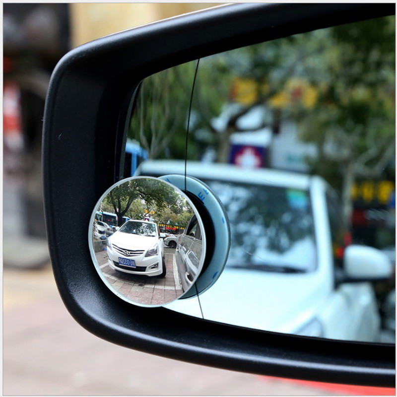 Gương cầu lồi kính hậu xoay 360 tăng góc quan sát cho lái xe, sử dụng phù hợp cho tất cả các dòng ô tô, xe hơi