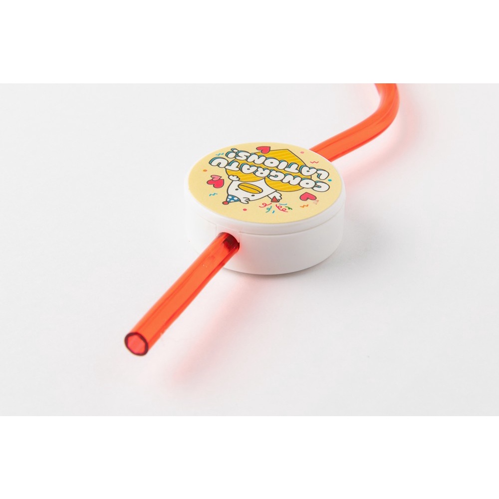 Ống Hút ARTBOX Hàn Quốc Melody Xinh Xắn Sinh Nhật Màu Đỏ