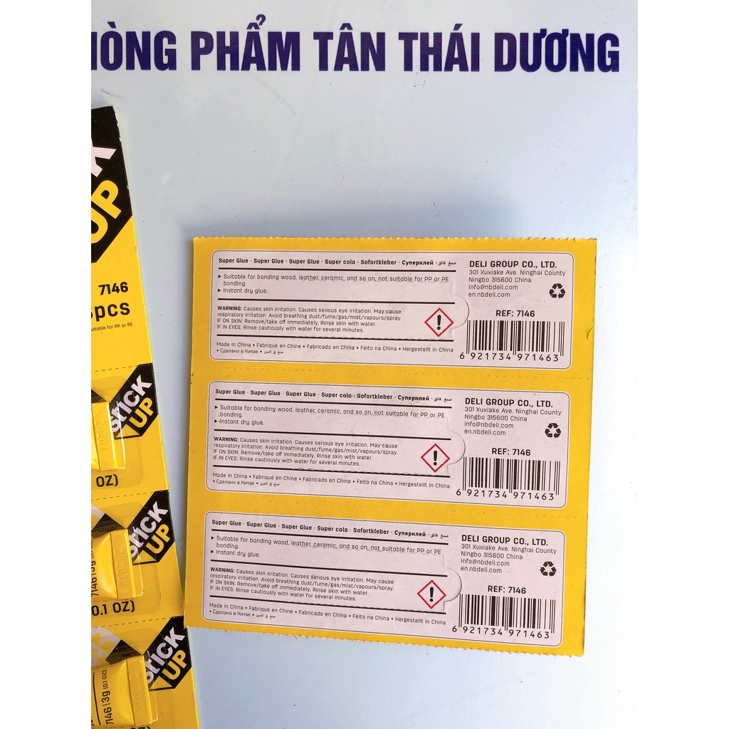 Keo Dán 502 Deli Đa Năng Dán Giày Dép, Dán Túi Xách, Dán Gốm Sứ Siêu Chắc (3g)