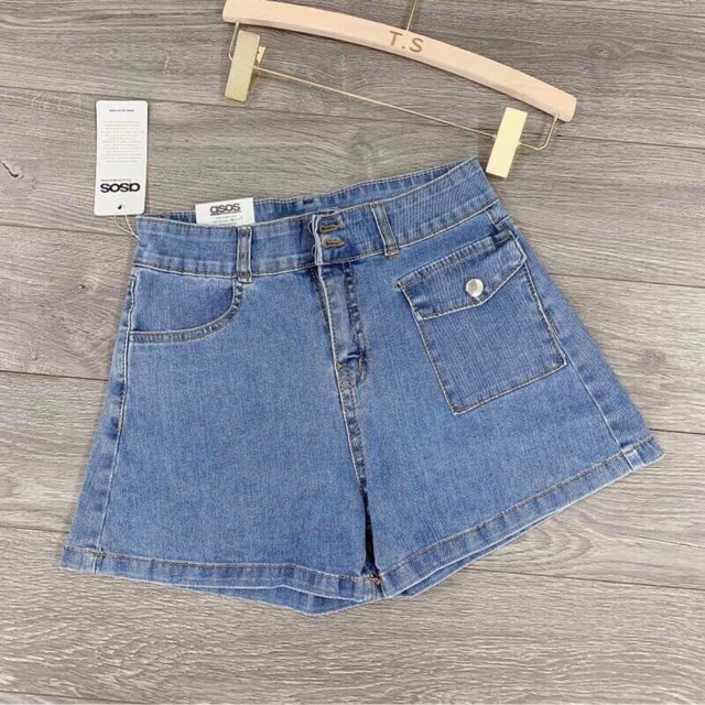 QUẦN SOOC JEAN TÚI HỘP