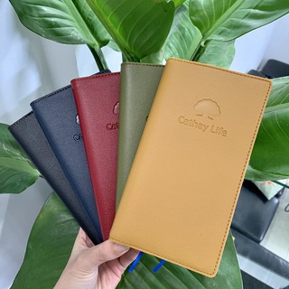 SỔ BÌA DA NHIỀU MÀU LOGO CATHAY