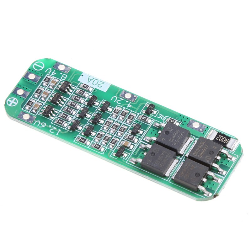 Bảng Mạch Sạc Pin Lithium 18650 Cc 3s 20a Pcb Bms 12.6vmodule