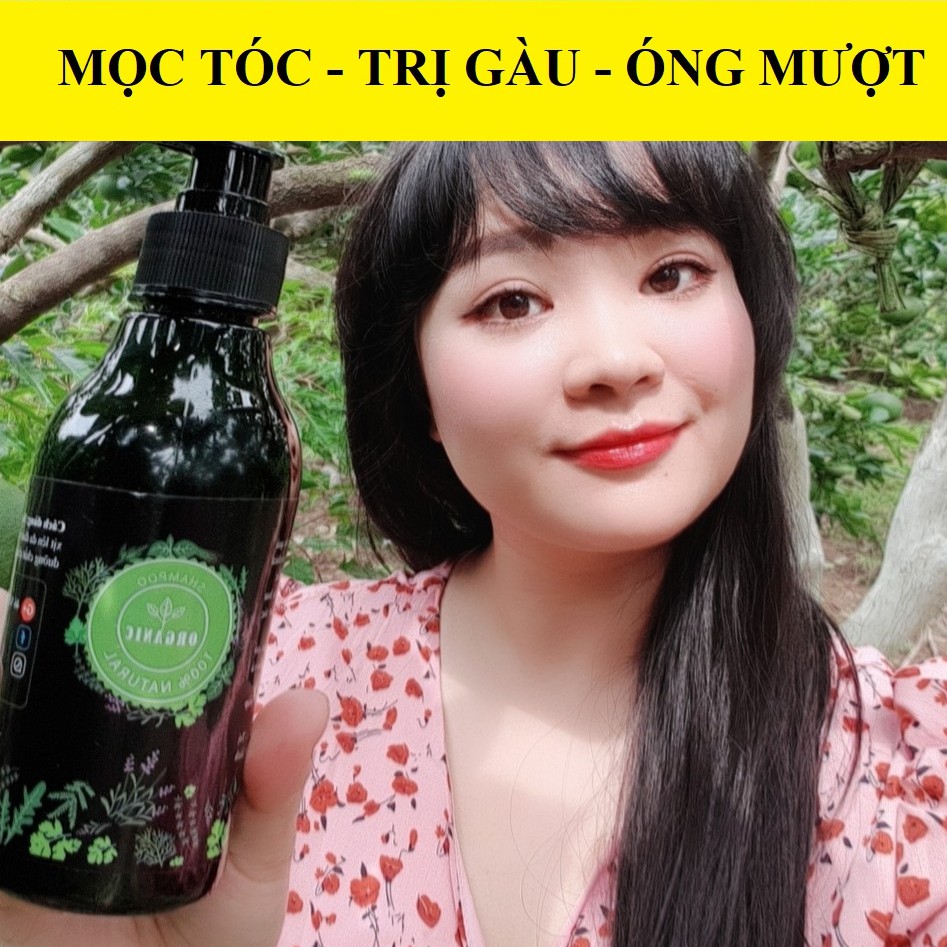 [Freeship] - Dầu Gội Thảo Dược Organic -  Mọc Tóc - Chống Rụng Tóc - Phục Hồi Tóc Hư Tổn - 350ml | BigBuy360 - bigbuy360.vn