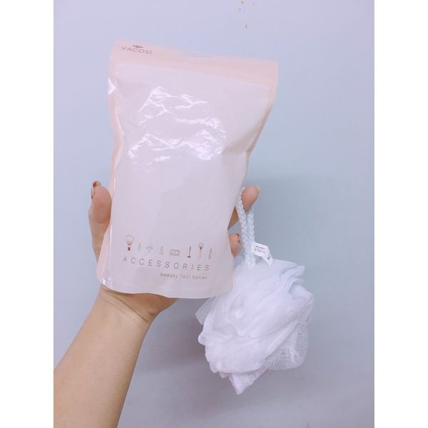 [Công Ty, Tem Phụ] Bông Tắm Vacosi Plastic Bath Sponge - BP21 [COCOLUX]