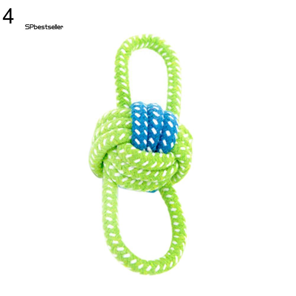 Đồ chơi dây thừng cotton gặm làm sạch răng cho thú cưng