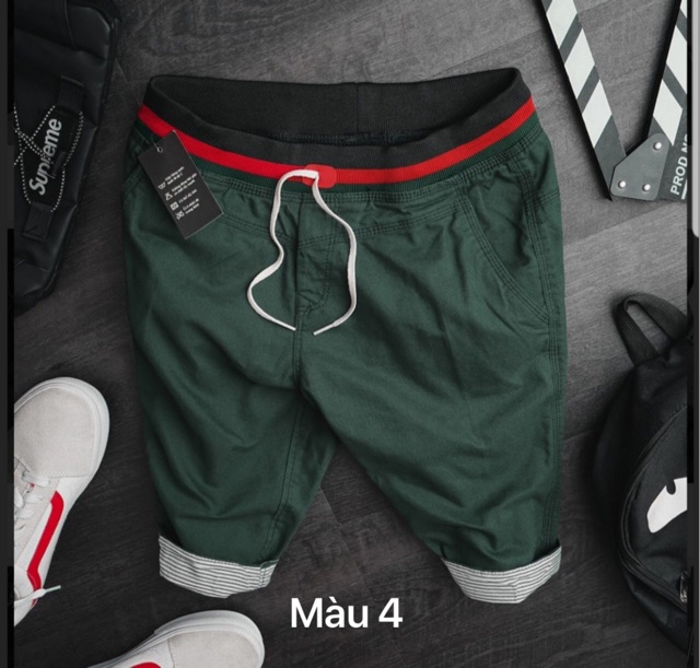 QUẦN SHORT KAKI NAM LƯNG THUN QN408