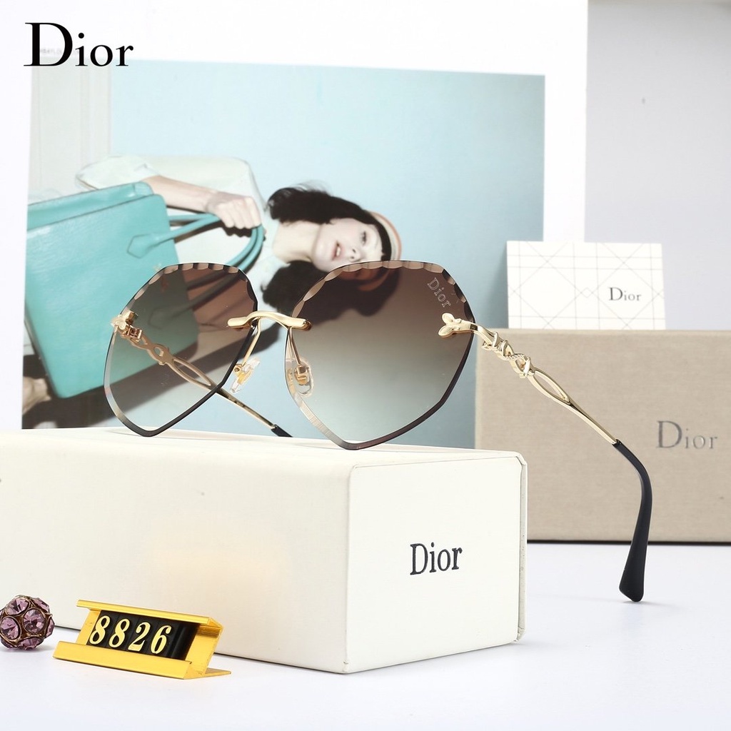 Dior_ Kính râm hàng hiệu dành cho nam và nữ Polarized chính hãng (Có hộp và hộp đựng kính)