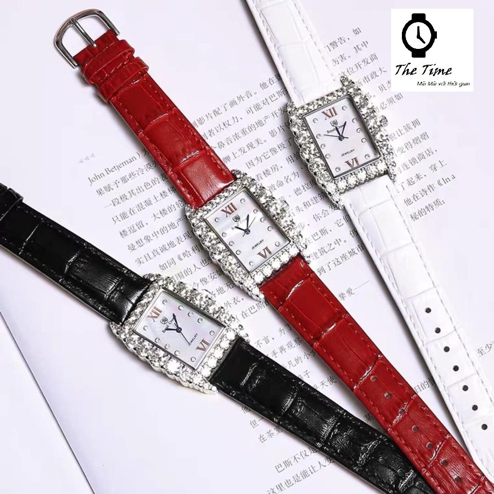 Đồng hồ nữ chính hãng Royal Crown 6111 Dây da các màu