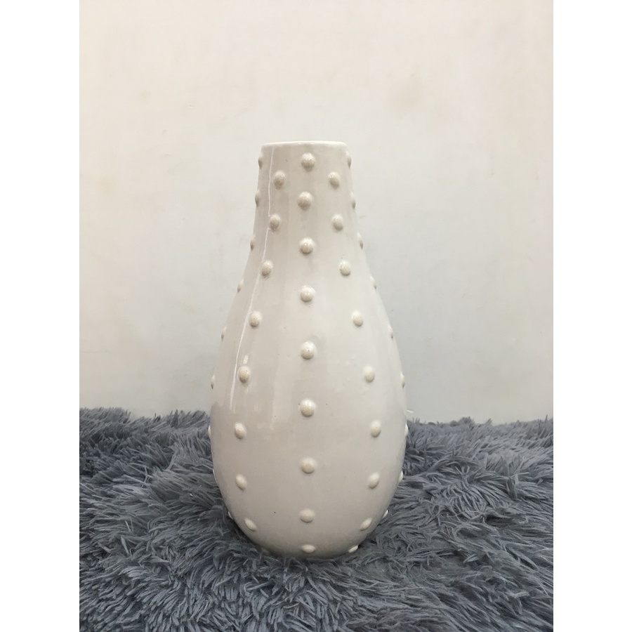 BÌNH HOA GỐM SỨ 30X15 CM