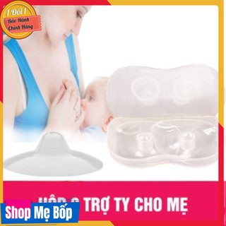 Hộp 2 núm trợ ti Silicon 💖FREESHIP💖 Núm trợ ti cho mẹ (hàng loại 1)