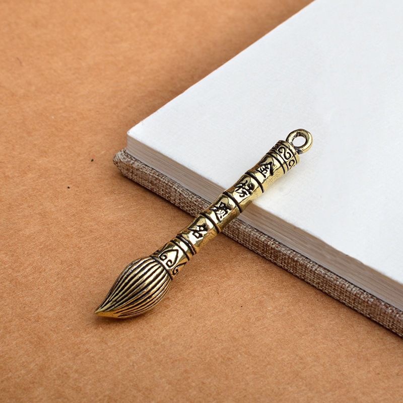 Tháp văn xương, Bút văn xương tượng đồng phụ kiện tiểu cảnh trang trí bonsai móc khóa