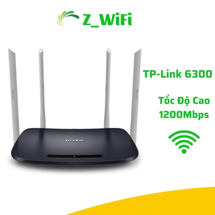 Bộ phát wifi TP-Link 4 râu 6300 xuyên tường router wifi băng tần kép chuẩn AC 1200Mbps giá rẻ đã qua sử dụng- Z_WiFi