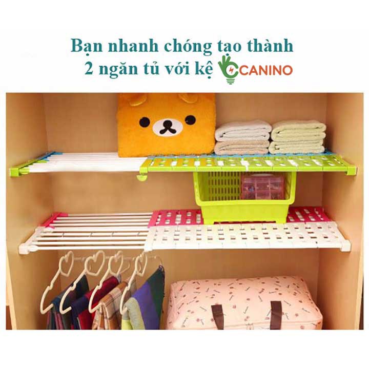 [ GIÁ SỐC ] Kệ đa năng chia ngăn không cần bắt vít 38-60cm