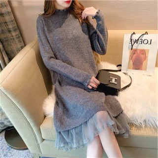 [order 7-10 ngày] Váy len ren đuôi cá( kèm ảnh thật)