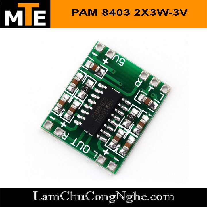 Module khuếch đại âm thanh PAM 8403 6w Hifi Mạch chế loa mini 6w