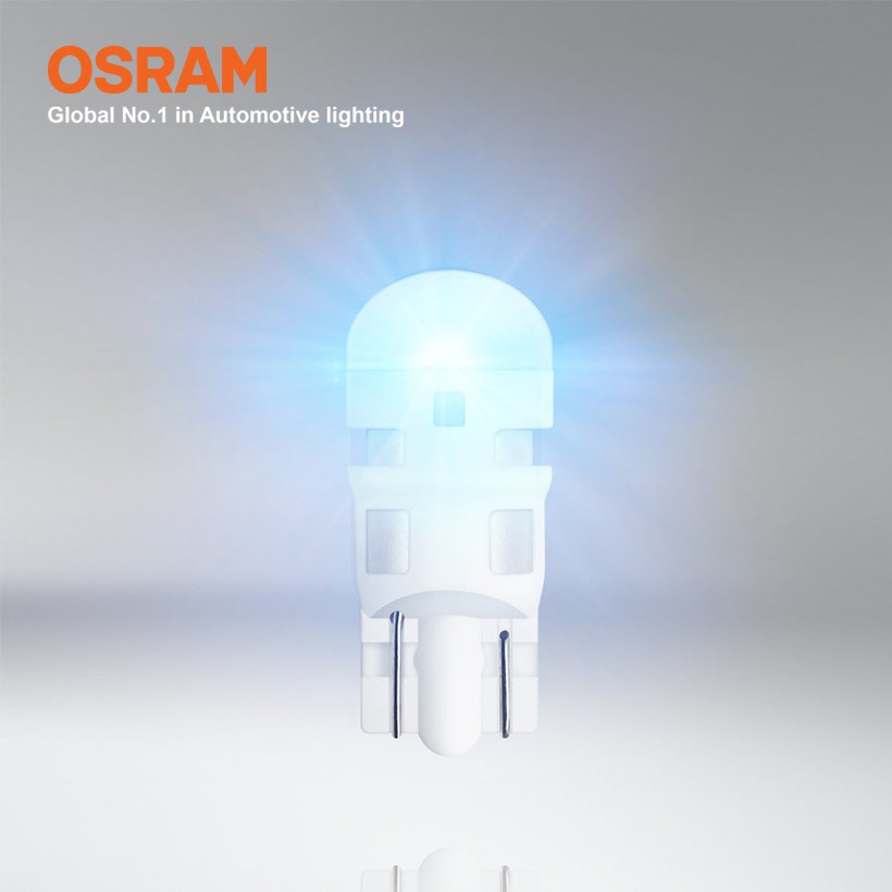 Combo 2 Bóng Đèn Led Chân Ghim Nhỏ OSRAM Standard Retrofit W5W 12V - Nhập Khẩu Chính Hãng