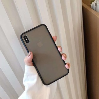 Ốp lưng iphone nhám mờ viền màu