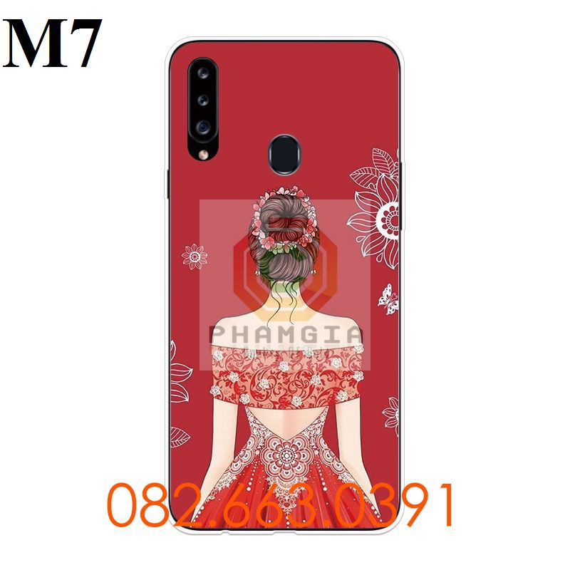 Ốp lưng Samsung A10s dẻo in hình cô gái