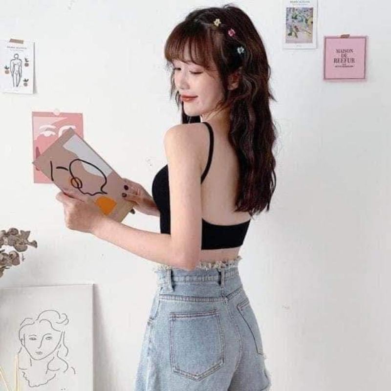áo bra gân tăm hở lưng | BigBuy360 - bigbuy360.vn