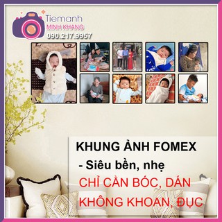 Khung ảnh dán tường fomex siêu bền nhẹ