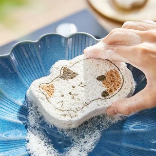Set 3 miếng bọt biển rửa chén chống dính tiện dụng